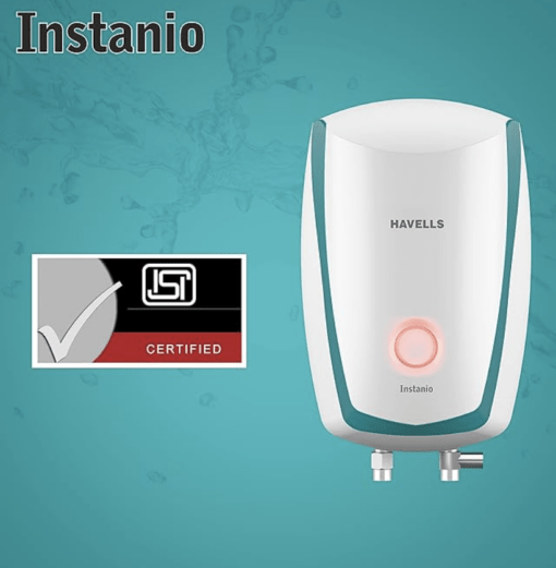 Havells Instanio 3-Litre Instant Wall Mounted Water Heater (White/Blue) - Image 3